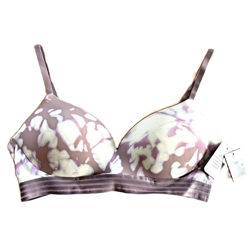 Auden Push-up Wirefree Bra Size 38C Pink and White W370